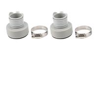 Kivivaka Kit d'adaptateurs de tuyau de piscine de 3,2 cm à 3,8 cm, 38 mm pour Intex série B modèle 25009, blanc
