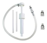 Kivivaka Kit d'aspiration d'huile en plastique 8CC avec adaptateur de filetage 3/8, tuyau flexible de 50 cm, pompe manuelle pour lubrification des engrenages hors-bord marins