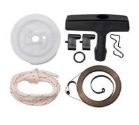 Kivivaka Kit de reconstruction avec ressort de rembobinage, poulie, poignée, corde et pions pour tronçonneuses Stihl 034, 036, 044, MS340, MS360, MS361