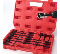 Kivivaka Lot de 12 douilles multiangles avec rotation à degrés | Joint, adaptateurs en acier 40CR pour perceuse électrique et tournevis pneumatique pour accéder aux espaces restreints