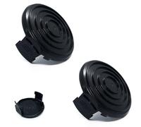 Kivivaka Lot de 2 cache-bobines GT30 pour coupe-bordures en ABS noir, remplacement rapide à clipser