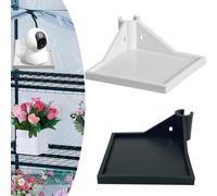 Kivivaka Lot de 2 étagères d'angle pour tente de plantes 88,9 x 88,9 cm, 16 | Lot de 2 étagères d'angle pour tente de culture avec poteaux de 16 mm et 22 mm, support en polypropylène pour plantes et
