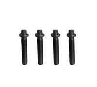 Kivivaka Lot de 4 boulons de connexion en métal M8 x 1 x 50 077105425E WHT006219 compatibles avec Beetle pour Bora, Passat, Eos, Jetta, Touran, Skoda