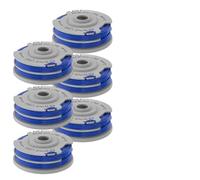 Kivivaka Lot de 4 ou 6 bobines de fil en nylon pour débroussailleuse Flymo FL289 Contour 500 Power Trim 500 Multi Trim 250D 300D Autofeed