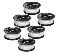 Kivivaka Lot de 6 bobines de fil de rechange compatibles avec Black & Decker A6481, ST4525, ST6600, ST7200, ST7700, STC1820PC