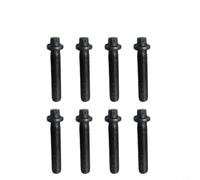 Kivivaka Lot de 8 boulons de connexion en métal M8 x 1 x 50 077105425E WHT006219 compatibles avec Beetle pour Bora, Passat, Eos, Jetta, Touran, Skoda