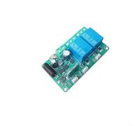 Kivivaka Module de commutateur de relais pour application Tuya Life - Télécommande - Programme de synchronisation - Boîtier en métal - Bleu (Zigbee-2ch)