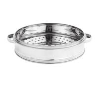 Kivivaka Panier vapeur en acier inoxydable avec oreilles, plateau vapeur en acier inoxydable 304 pour légumes, fruits de mer, boulettes, 16 cm/18 cm/20 cm de diamètre, 18 cm de diamètre