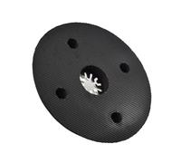 Kivivaka Patin de ponçage rond en acier inoxydable 11,4 cm pour Multimaster | Outil multifonction, disque de polissage en EVA avec contrôle des vibrations, finition noire et argentée