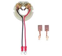 Kivivaka Porte-balais de charbon pour 638991-1 638614-1 DF458D DHP458 DDF458 BHP448 CB440 compatible avec outils électriques Makita, blanc