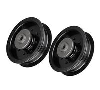 Kivivaka Poulie de renvoi de tondeuse à gazon compatible avec TS342 TS343 TS348 532196104 197380 en plastique durable et métal 5-3/8 x 1-5/8