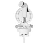 Kivivaka Pressurisé pour pommeau de douche marine, rétractable ABS portatif | Pulvérisateur avec housse de protection pour bateau, yacht, camping, 2,5 m Blanc
