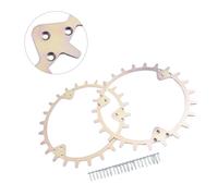 Kivivaka Roues de tondeuse à gazon robotique en acier inoxydable, crampons antidérapants pour gazon humide, 420320430 x 435 x 440450 X, 255 mm