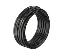 Kivivaka Ruban chauffant auto-limitant - 20 W/m - Câble plat de 50 m - Pour la protection et la fonte de la neige sur le toit - Noir - PE (20 m)