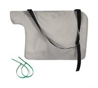 Kivivaka Sac sous vide pour souffleur de feuilles de jardin - 44 x 60 cm - Tissu Oxford - Efficacité lisse - Pour débris extérieurs - Argenté