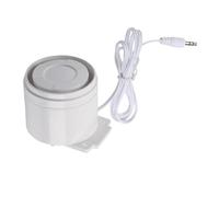 Kivivaka Sirène filaire 120 dB à haut décibel, système d'alarme antivol, 5-12 V DC, boîtier en plastique, blanc, 4950 mm