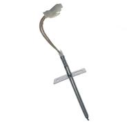 Kivivaka Sonde de four électrique avec capteur de température compatible avec DG32-00002B, thermomètre à viande en métal, pour griller et rôtir, argenté