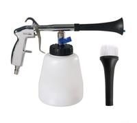 Kivivaka Souffleur pneumatique portable pour détails de voiture - Nettoyant puissant pour tableau de bord et tissus d'ameublement - Blanc 32 x 15 cm