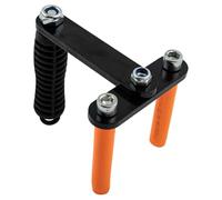 Kivivaka Support de fixation robuste en acier pour cloison sèche avec | Pour un transport sûr des dalles de verre et de pierre 120 mm Noir
