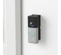 Kivivaka Support de sonnette vidéo réglable pour sonnette filaire Ring pour Pro, support d'angle de vision personnalisable, support mural en ABS résistant aux intempéries, noir