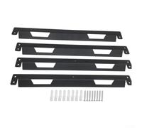 Kivivaka Supports de montage pour Toughbuilt pour Stacktech 2 pièces de | Convient pour la construction robuste pour Stacktech, 2 fixations murales, montage sécurisé de boîte à outils
