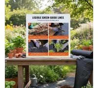 Kivivaka Toile de barrière de gazon robuste en polyéthylène PP résistant aux intempéries pour parterres de jardin et allées, 0,4 x 30,5 m, noir