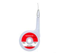 Kivivaka Tresse à dessouder 3,5 mm x fil de cuivre pour enlever la soudure en toute sécurité dans la réparation de téléphone portable (3,5 mm)