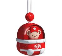 Kivivaka Ventilateur de cou portable en plastique USB mignon dessin animé | Sécurité sans lames, 3 vitesses de vent, moteur silencieux, chargement USB, style dessin animé