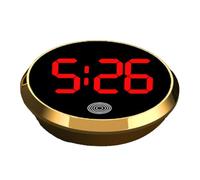 kivrimlarv Horloge de Tableau de Bord de Voiture, Horloge numérique à écran Tactile, Horloge Ronde pour Tableau de Bord, Accessoires de Voiture élégants, Horloge de Voiture pour SUV, Horloge de