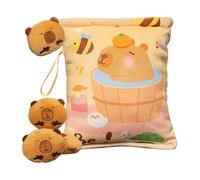 kivrimlarv Pochette Goûter Sac Snack Peluche Capybara