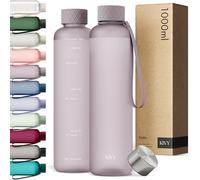 KIVY Gourde Tritan 1 L - Étanche & Compatible Eau Pétillante - Pour Sport, École & Bureau - Gourde Sport - Bouteille d’Eau 1 L - Lavable au Lave-Vaisselle - Sans BPA - Violet