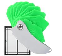 Kixolazr Outil Silicone de Calfeutrage - Étaleur Pliable Précis 9 En 1 | Outil À Lisser Le Mastic Pour Carrelage Salle De Bain,Pour Maison Fenêtre Porte Évier Douche Plinthe Plan De Travail Cuisine