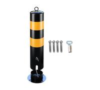 KIXZSAZ Borne de signalisation routière avec barrière de stationnement, poteau de sécurité métallique durable, efficace pour les zones résidentielles et