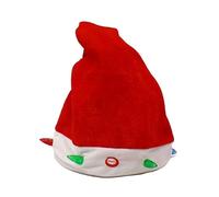 KIXZSAZ Chapeau de Père Noël de Noël avec musique amusante et joyeuse danse du Père se balance, jouet musical amusant pour les fournitures de fête de du, avec cloche