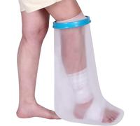 KIXZSAZ Étanche douche fonte couverture pied bras main poignet jambe bout des doigts plaies plâtre protecteur baignoire bain garde fournitures, Jambe longue