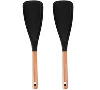 KIXZSAZ Lot de 2 spatules multifonctions Staub, adaptées à la température de cuisson, en silicone, pour pots en gel.