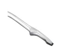 KIXZSAZ Pince à pâtisserie coréenne fiable, Pince à grillades pour Barbecue, Aliments pour la Cuisine, toasts pour la Maison, ustensiles de Cuisine pour, Argent, 24.3 cm