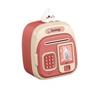 KIXZSAZ Tirelire électronique en Forme de Cochon pour Enfants, avec Une Tirelire innovante et de Grande capacité, Rose, 16.8 x 12.7 x 23 cm