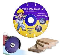 Kizaten Disque à Tronçonner,115 mm Disque à Tronçonner Carbide Multi Wheel,Disque a Tronconner Bois pour Meuleuse d'Angle Pour Planches,Caoutchouc,Contreplaqué,Clous en Acier