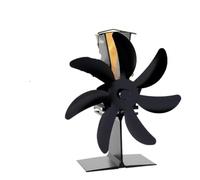 KJBDQQH Ventilateur de poêle à 7 pales alimenté par la chaleur | Cheminée Bûche Poêle À Bois Maison Calme Air Chaud Chaud(Stove Fan)