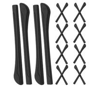 KJHBV 20 Pièces Embouts de Tempe en Silicone Antidérapants | Protection Branche Lunette Oreille, Supports Derrière L'oreille, pour Branches Métalliques Fines