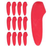 KJHBV 30 Pièces Protège-couteaux Rouge en Plastique | Rangement Léger, Protection de L’embout, Usage Atelier, Format Compact, Compatible Cutter Droit, Lot Pratique
