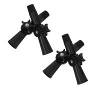 KJHBV 4 Pièces Accessoire de Manche de Balai avec Rotule Pivotante Compatible avec Têtes de Nettoyage et Brosses pour Vitres Fixation à Vis Allemande