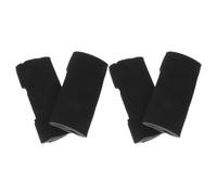 KJHBV 4 Pièces Bande Absorbante de Sueur Accessoires pour Casque de Sécurité Noir, Lavable et Anti-humidité Fermeture Auto-agrippante pour Casque de Chantier Soudure