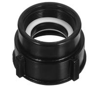 KJHBV Adaptateur Plastique Filetage Réservoir IBC pour 75mm Grossier vers 2 Pouces Filetage Fin en Joint en Caoutchouc Épaissi pour Irrigation de Jardin