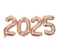 KJHBV Ballons Aluminium Chiffre 2025 pour Décoration Anniversaire et Fête, Cadeau de Diplôme Effet Décoratif et Set Complet