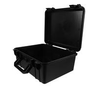 KJHBV Boîte à Outils Vide en Plastique PP Légère et Multifonctionnelle, Mallette de Transport Noire pour Petits Objets, pour Usage Quotidien et Voyage