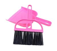KJHBV Ensemble Mini Pelle et Balayette Portable en Plastique pour Nettoyage de Petites Cages et Espaces Étroits, Fournitures pour Animaux comme Lapins et Reptiles Couleur Aléatoire