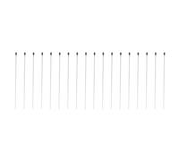 KJHBV Épingles D'entomologie Anti-rouille en Acier Inoxydable 100pcs avec Tête en Caoutchouc et Conservation Améliorée pour Collection et Enseignement Scientifique