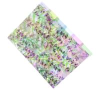 KJHBV Intercalaires pour Classeur à Anneaux 6 Feuilles en Pp Vert Format A5, Séparateurs Perforés Pratiques pour Cahier et Carnet Rigide, Gain de Temps Assuré
